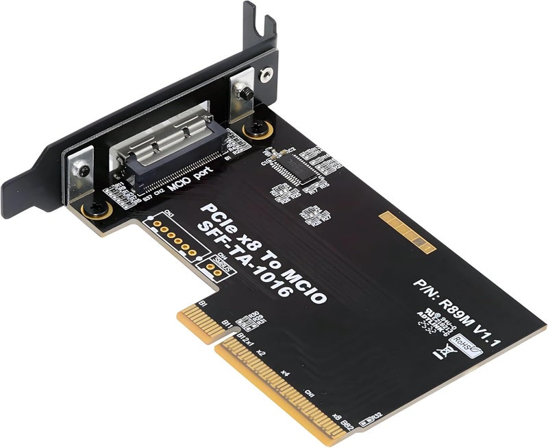 CY Card External MCIO 8i Mini Cool Edge IO SFF-TA-1016 to PCIE5.0 PCI-Express 8X VROC Adapter for Mainboard SSD Graphics Card - Image 1